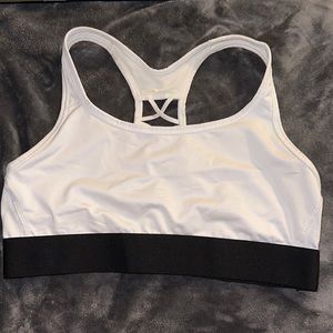 Victoria's Secret plain white sports bra